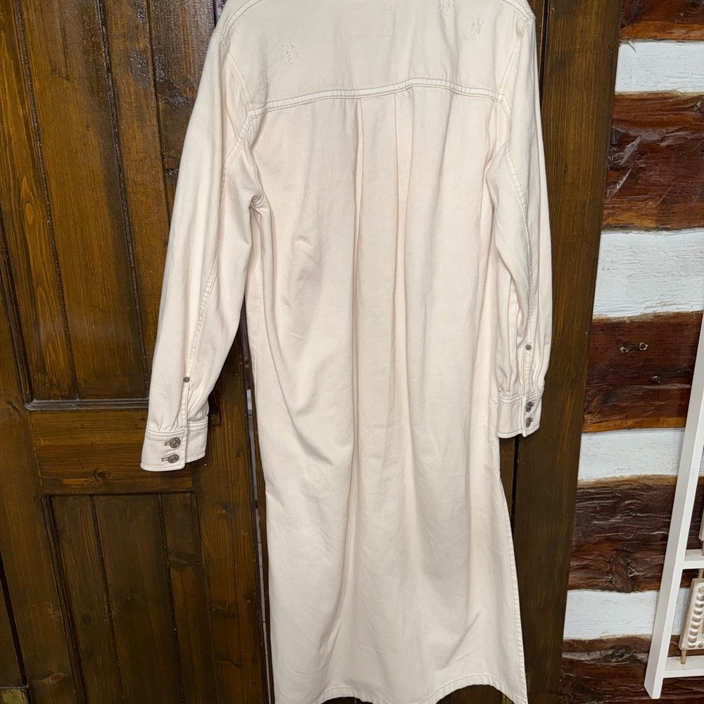 NWOT Free People Ann Lou Demin Duster - Picture 3 of 6